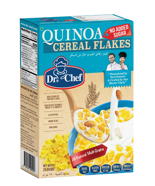 Dr.Chef Quinoa Cereal Flakes with All Natural Multi Grain