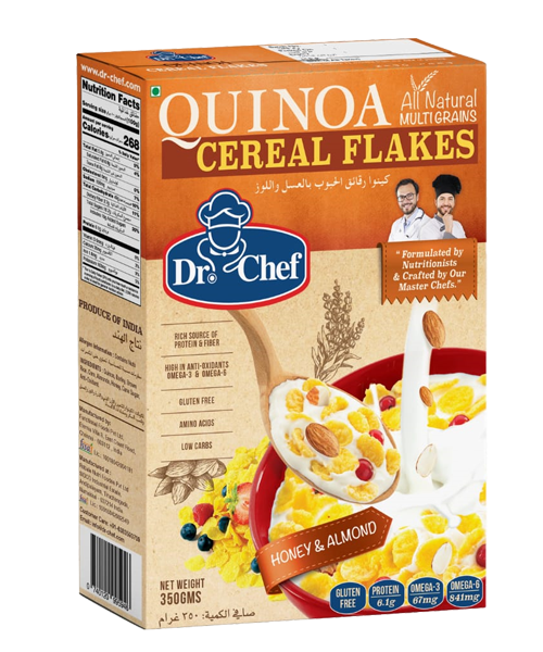 Dr.Chef Quinoa Cereal Flakes Honey and Almond